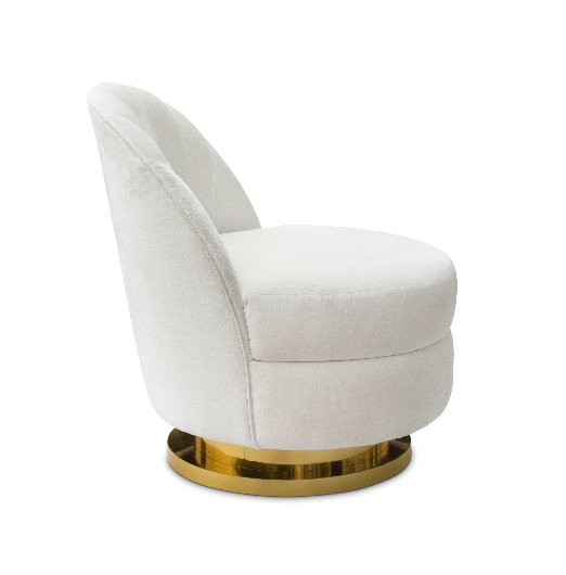 Galen White Single Sofa
