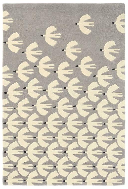 Birds Wool Handwoven Rug