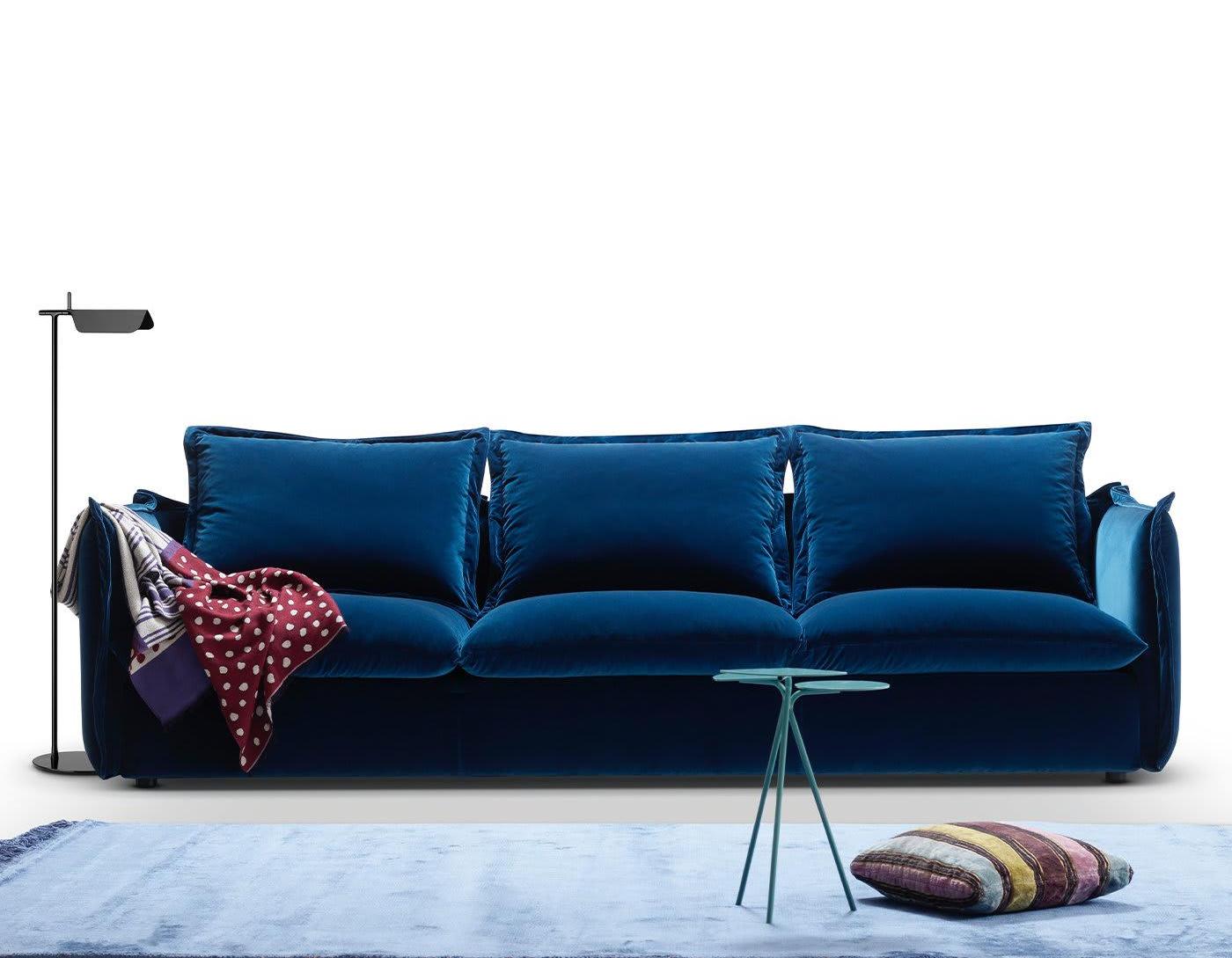 Knit Dark Blue Sofa