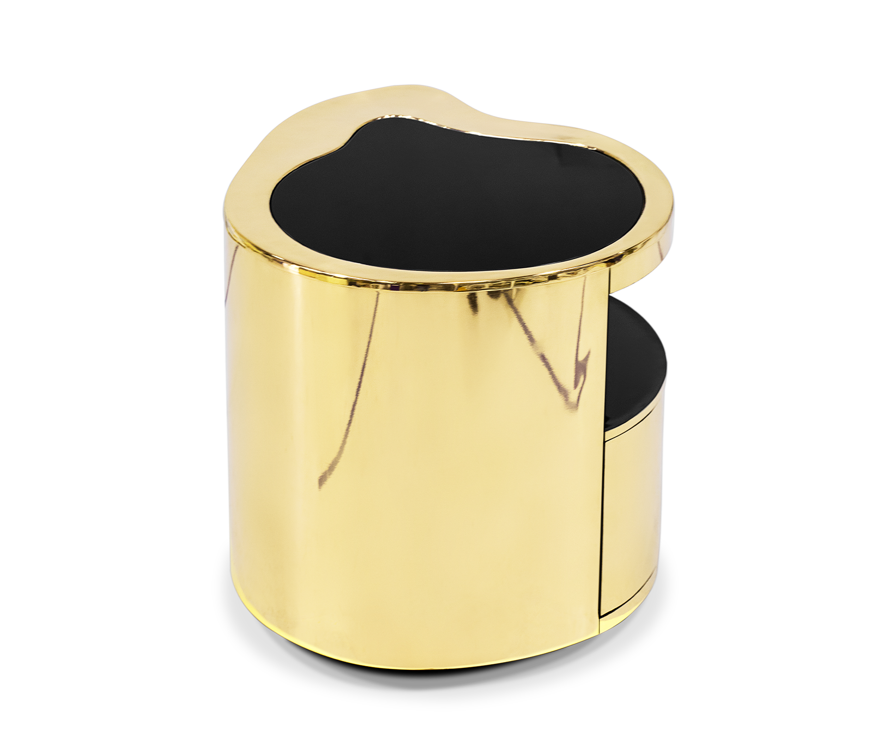 Crest Gold Nightstand
