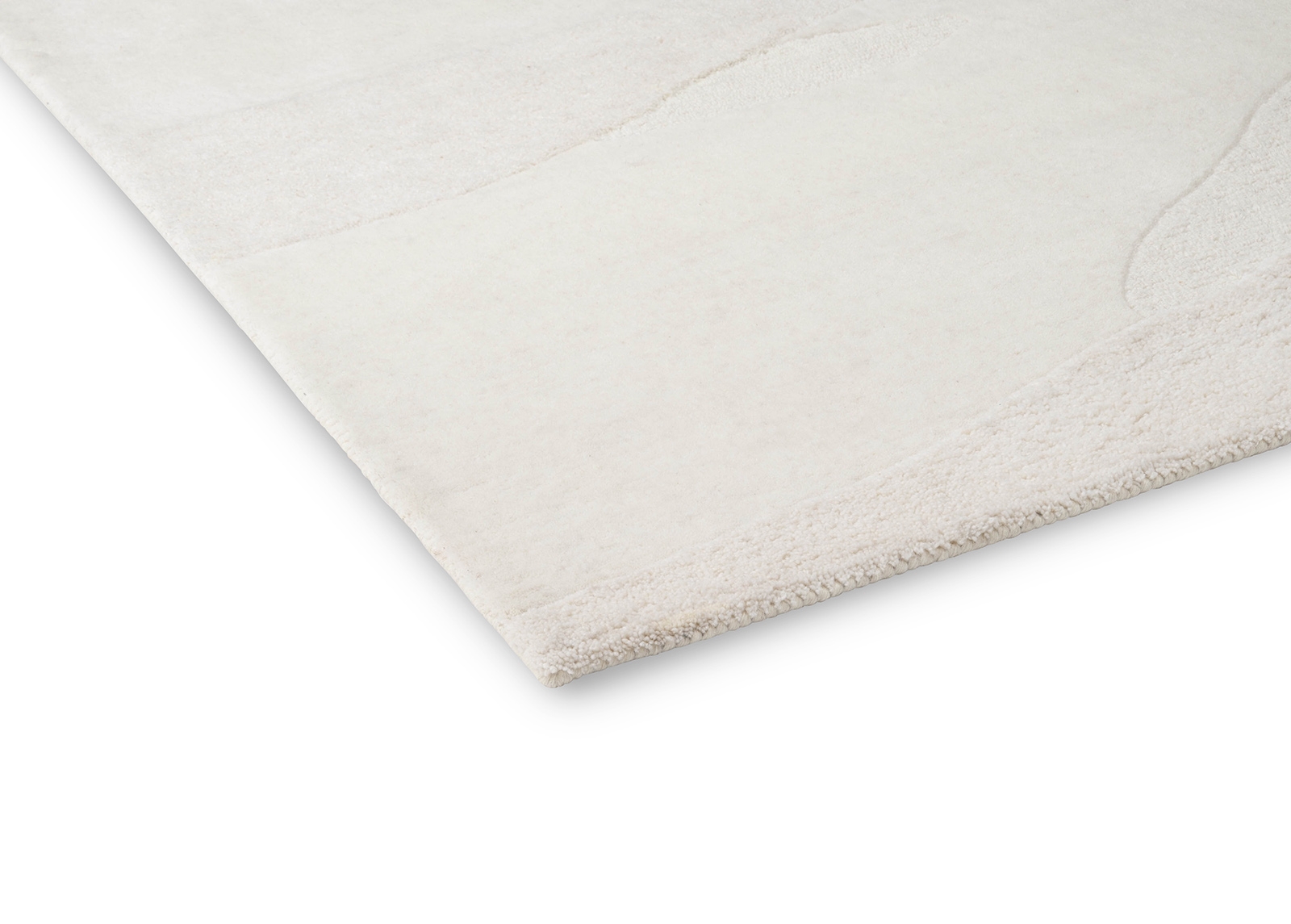 Decor Wool White Rug | Size: 6' 7