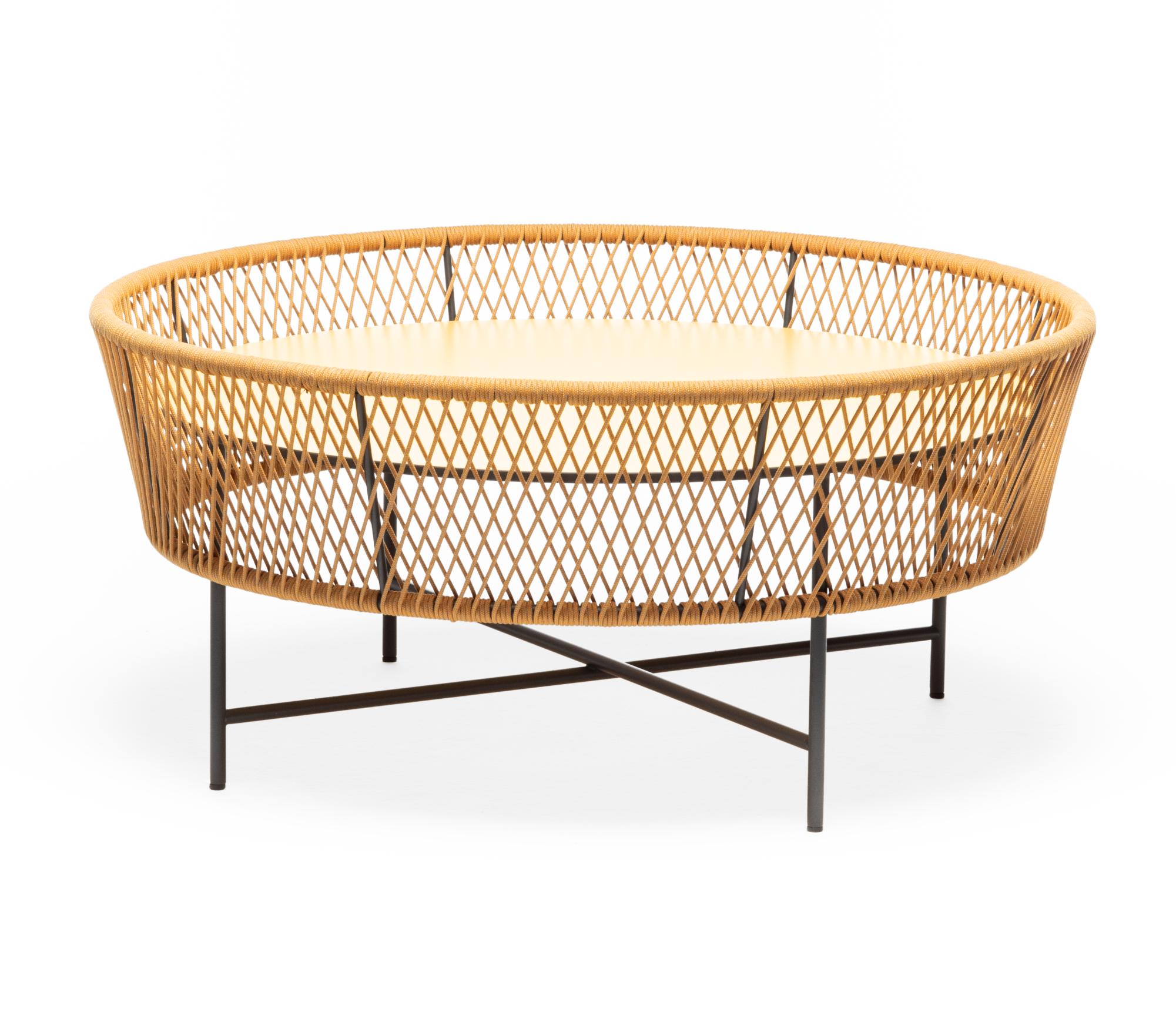 Tamburo LG Round Yellow Outdoor Coffee Table
