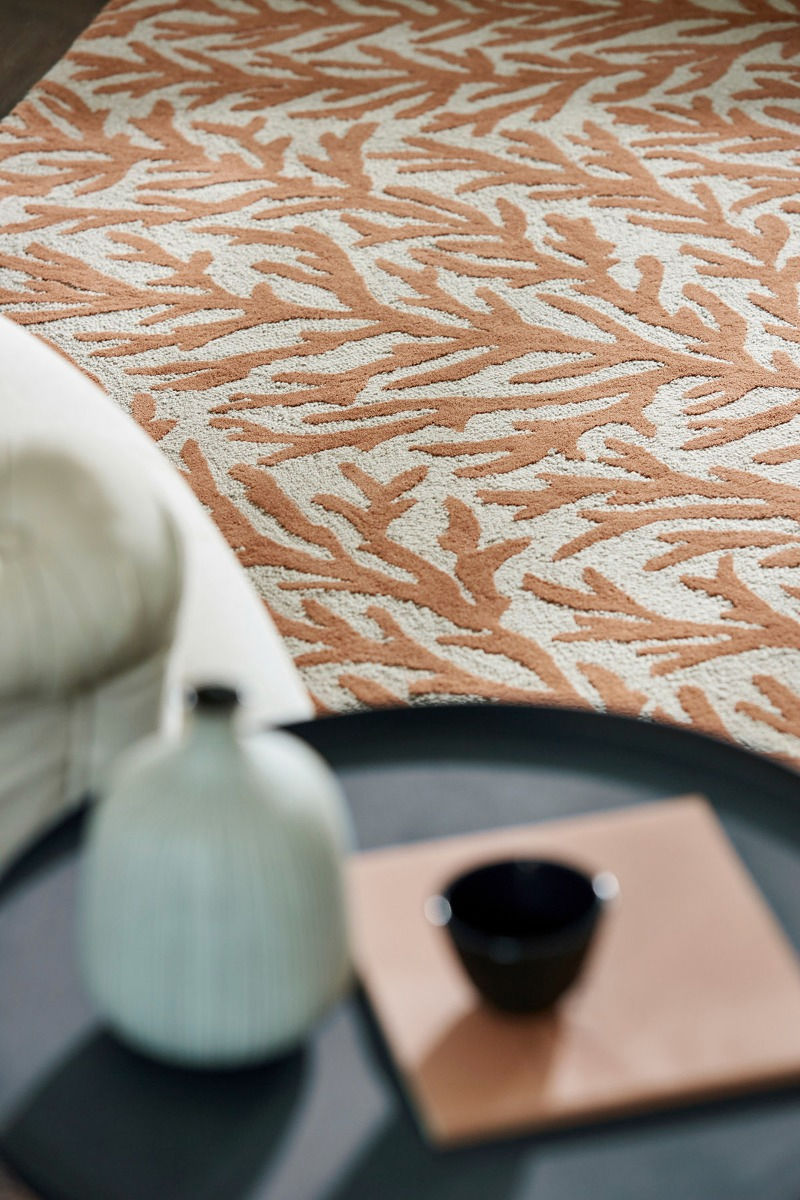 Atoll Auburn / Stone Designer Rug