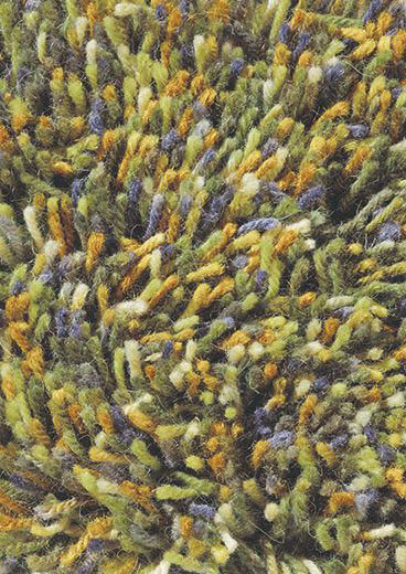 Flamenco Shaggy Wool Handmade Rug