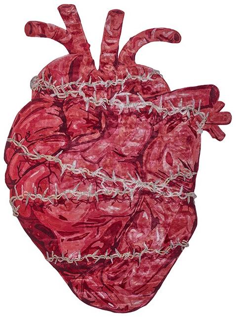 Heart Designer Rug ☞ Size: 8' 2" x 10' (250 x 300 cm)