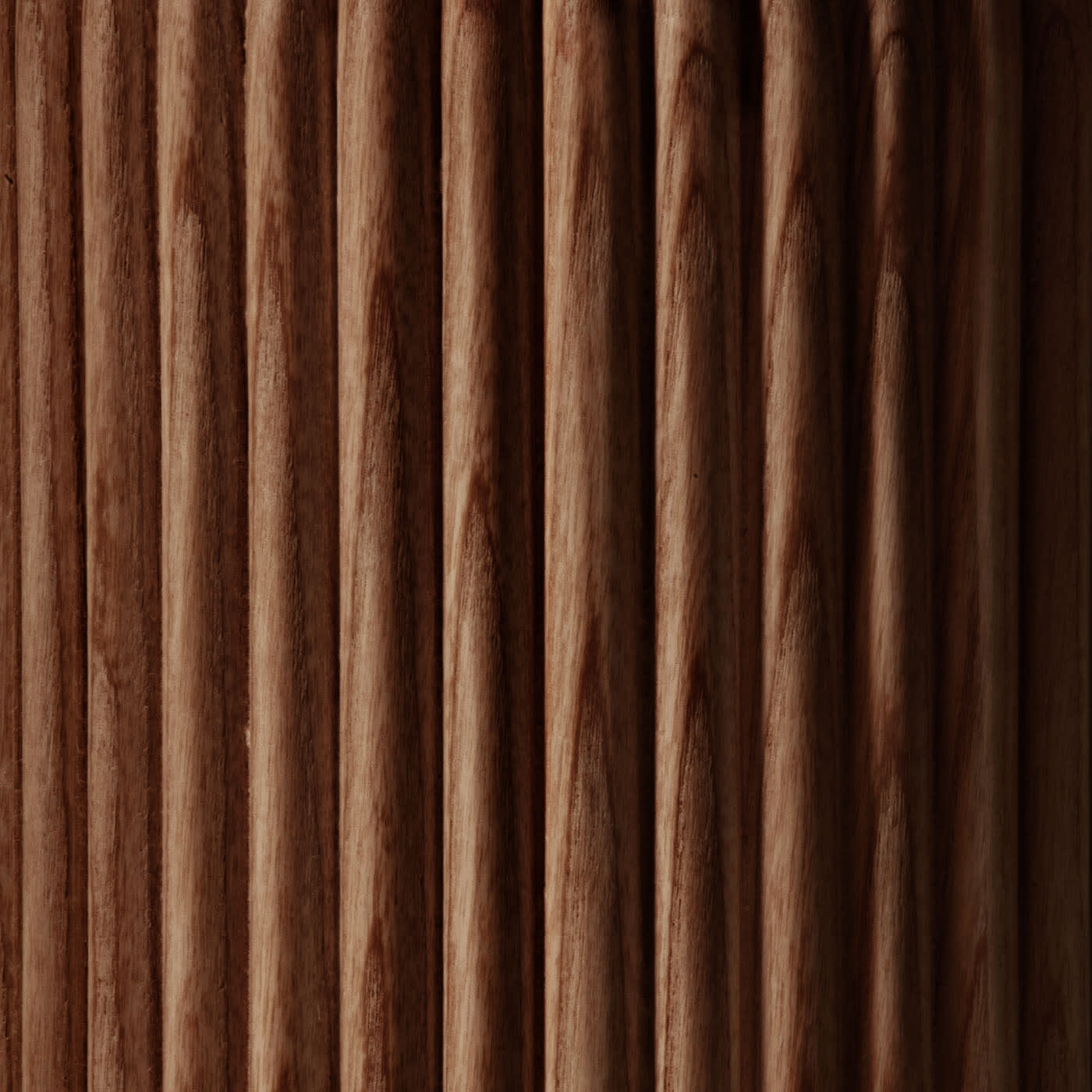 Capitello Brown Ash Coffee Table ☞ Dimensions: Ø 40 cm