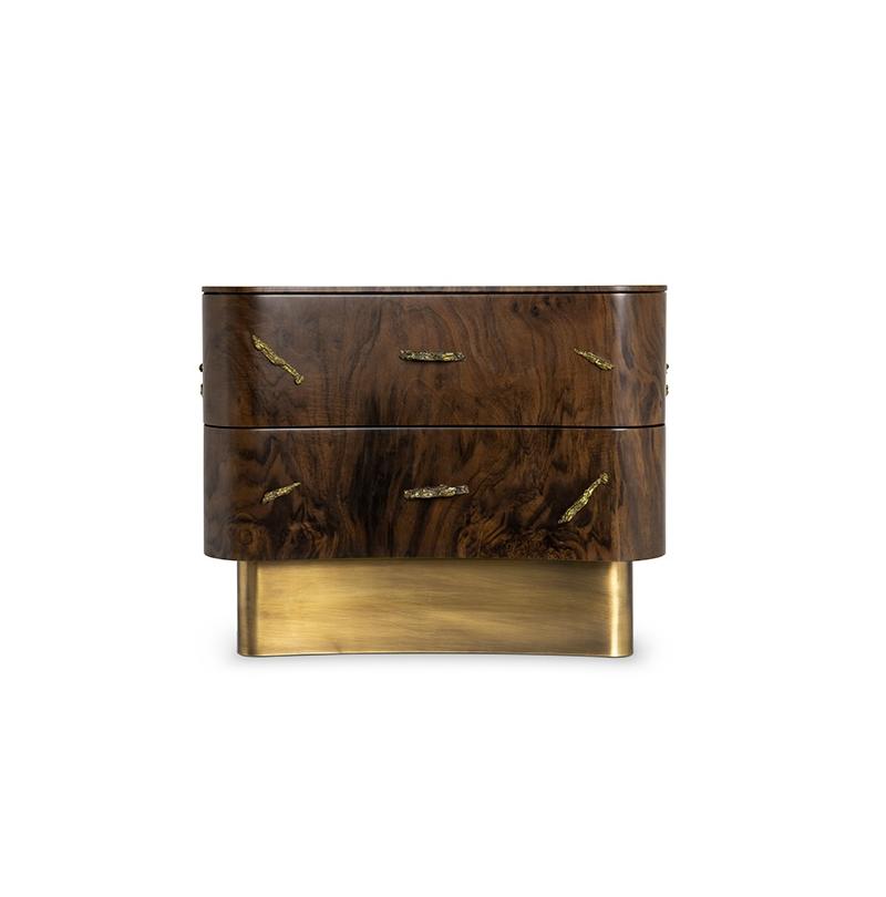 Designer Wood Bedside Table