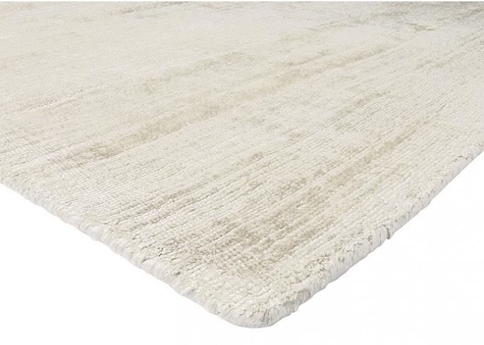 Plain Cream Indian Hand-Loom Rug