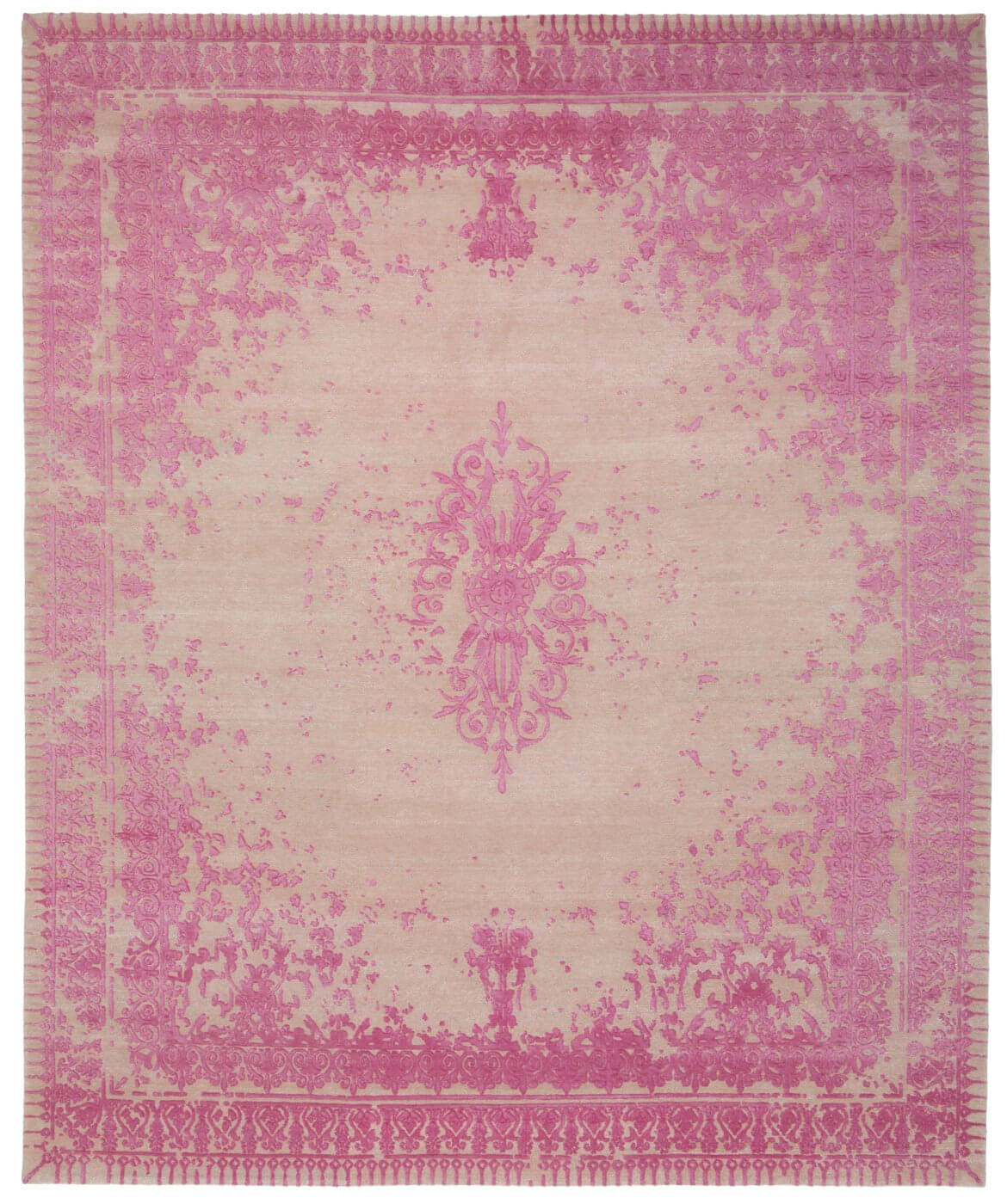 Exclusive Hand-Knotted Rug Ferrara Pink