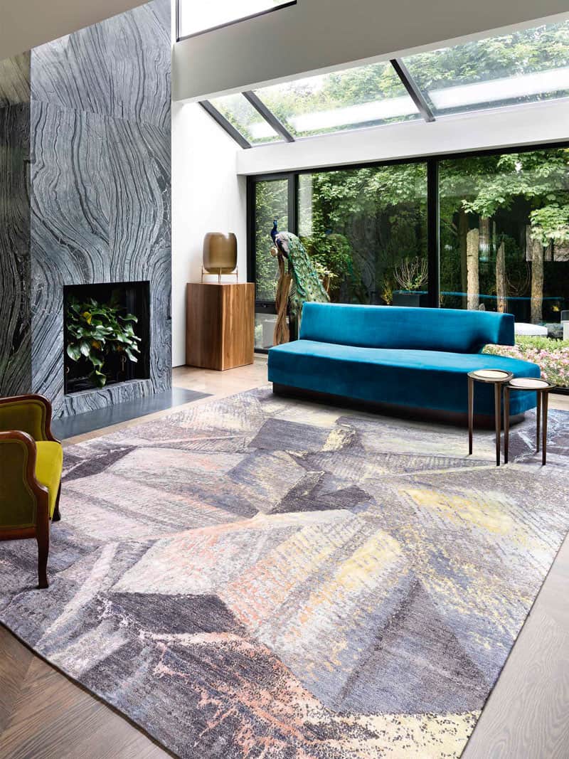 Brutalism Pastel Exquisite Handmade Rug