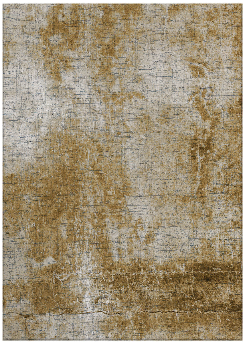 Abstract Beige Flatwoven Rug