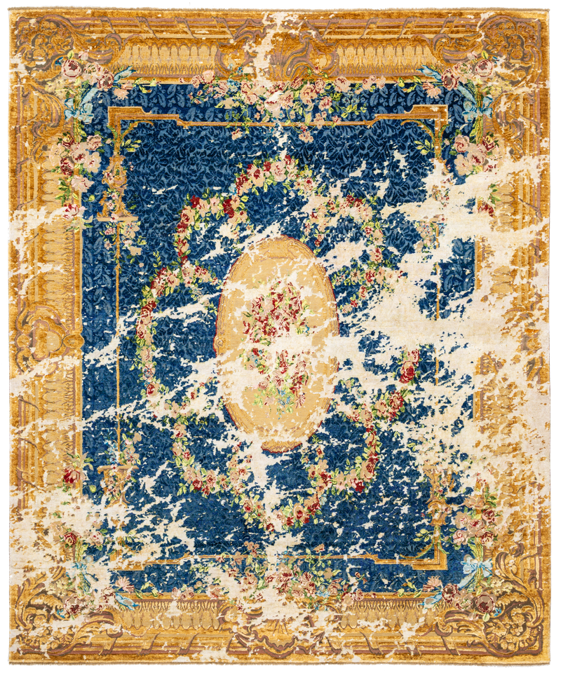 Savonnerie Luxury Hand-Knotted Rug