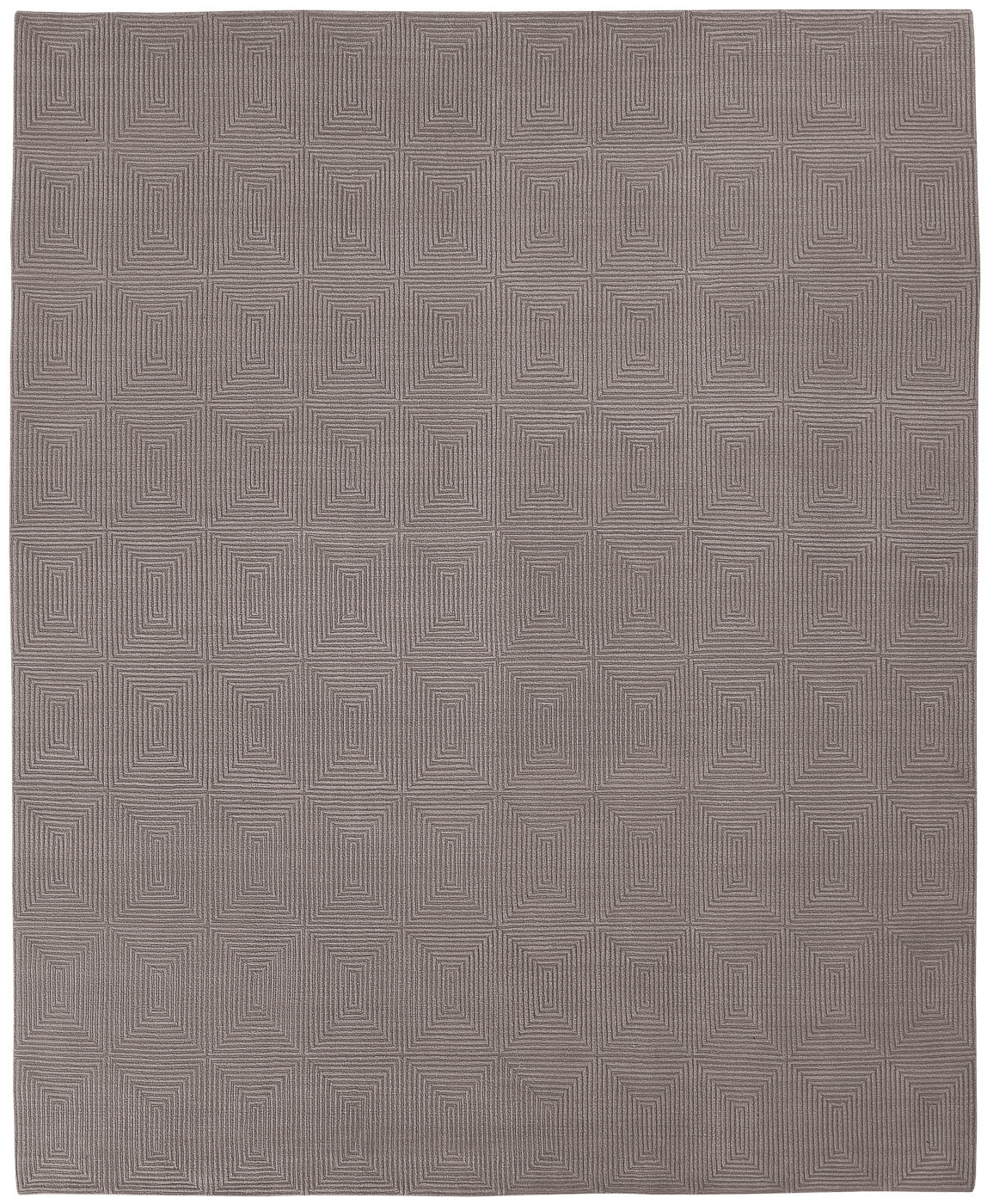 Deep Embossed Grey Rug