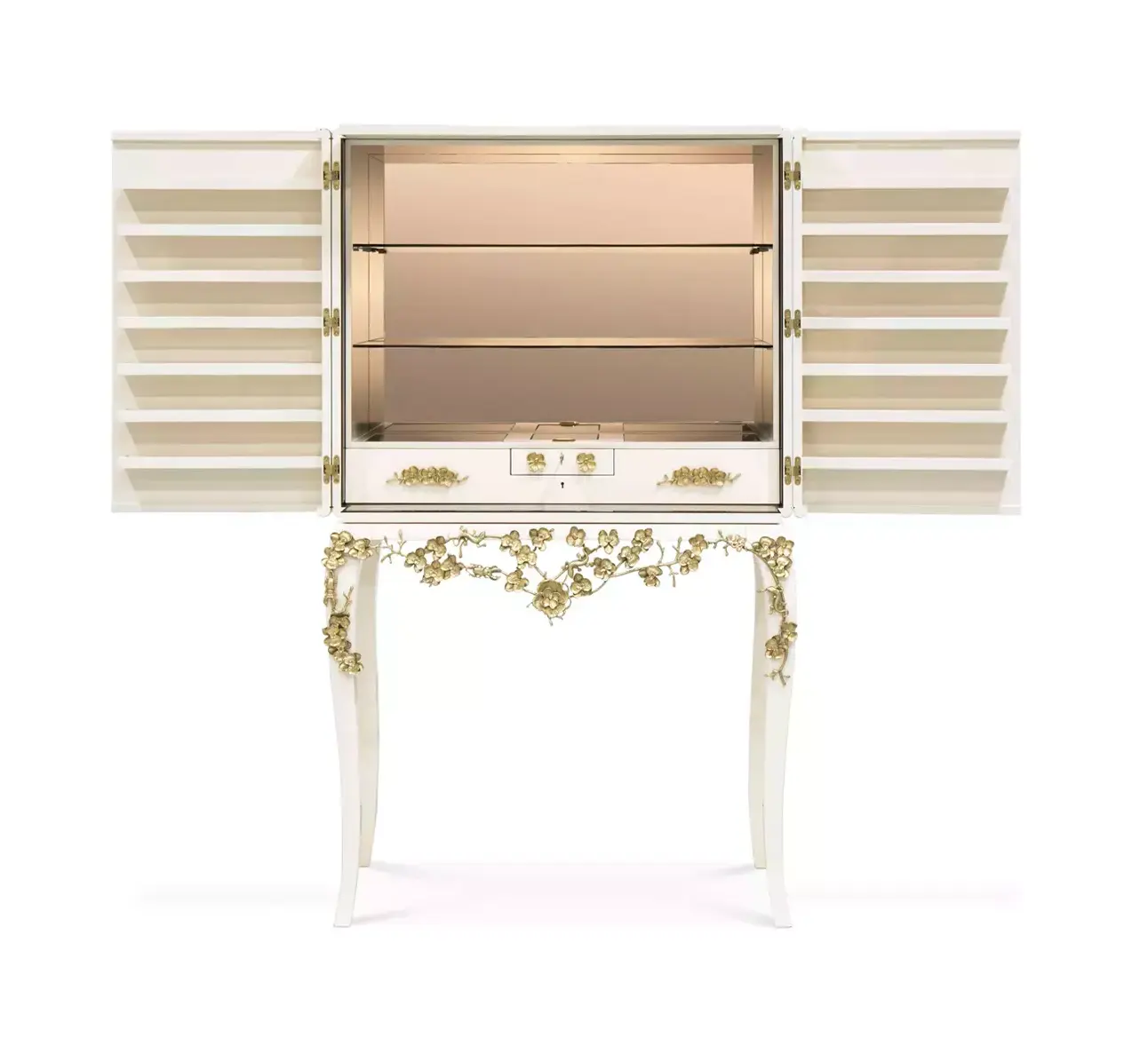 Mirage Lacquer Bar Cabinet
