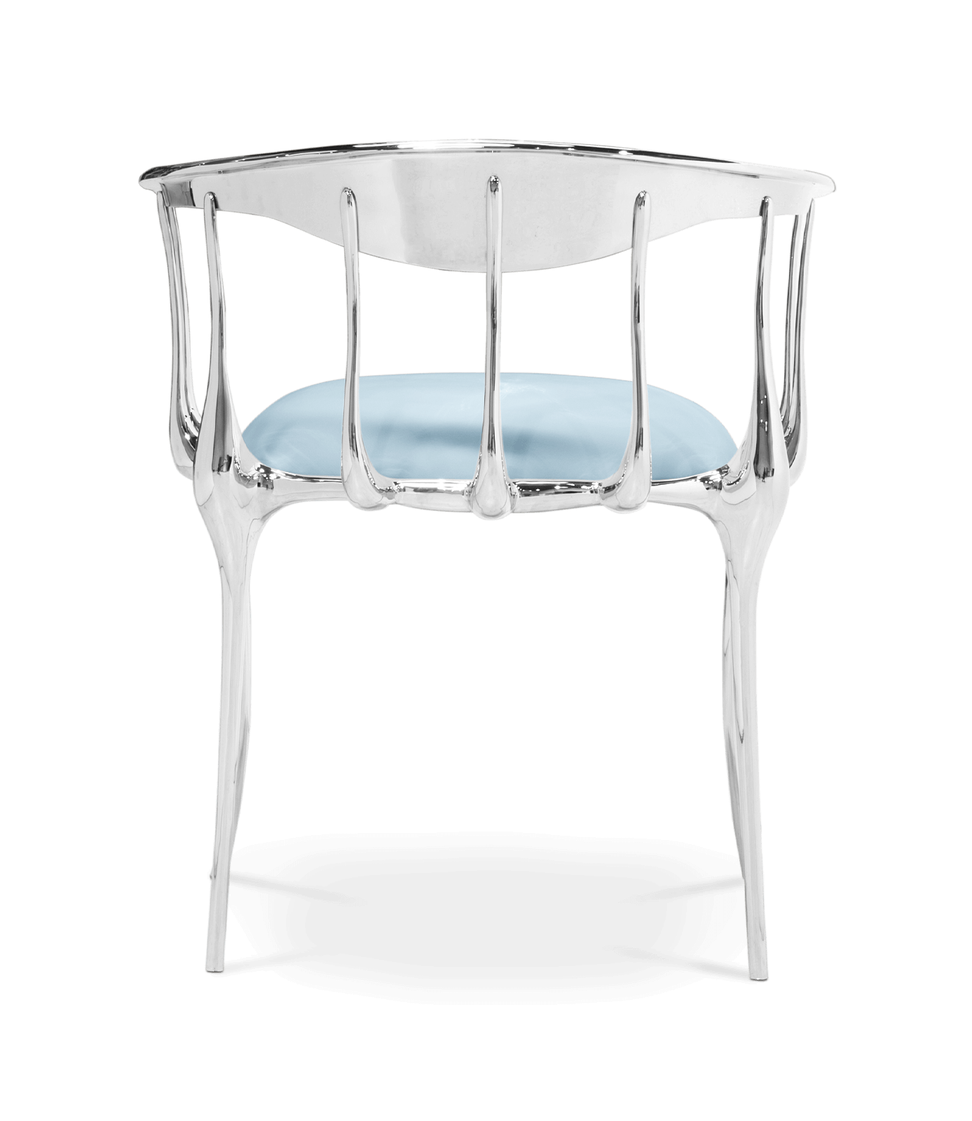 Silver Luxe Chair