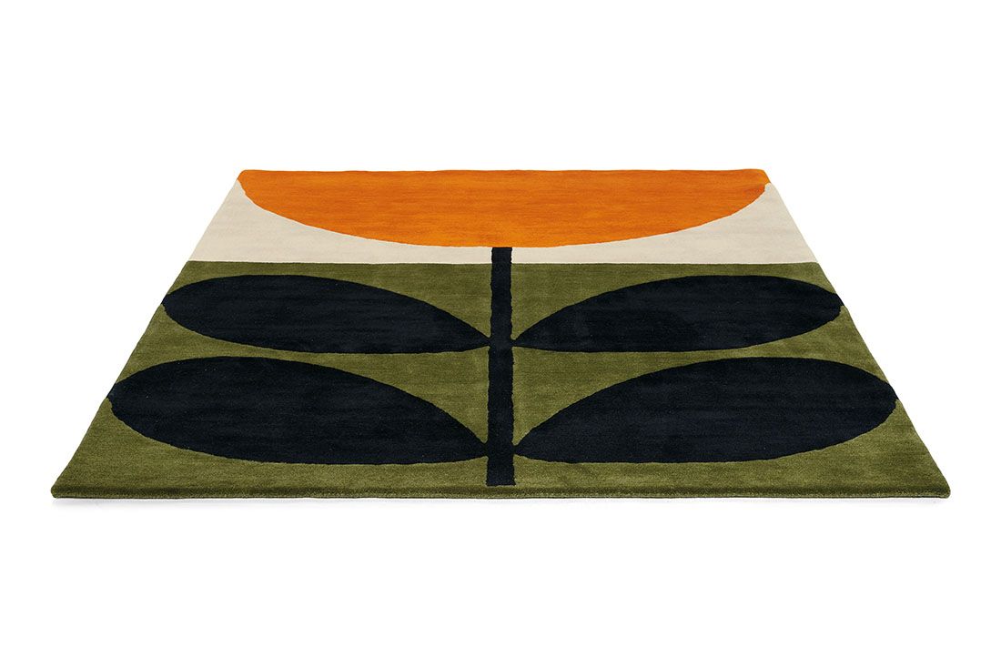 Floral Designer Hand-Tufted Rug