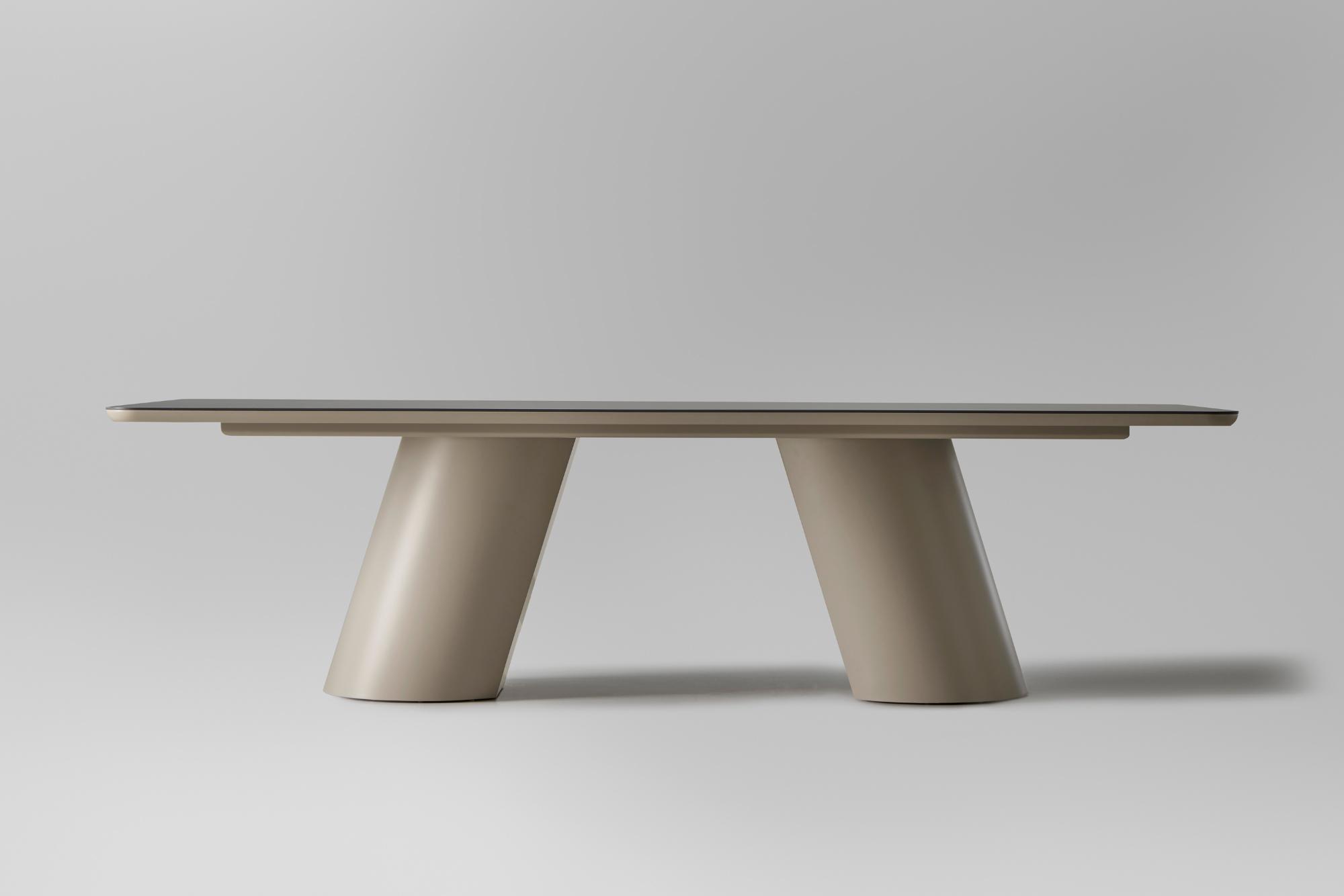 Altea Brown Ceramic-Top Dining Table