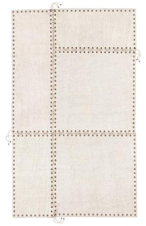 Ivory Hemp Flat Weave Sitap Rug