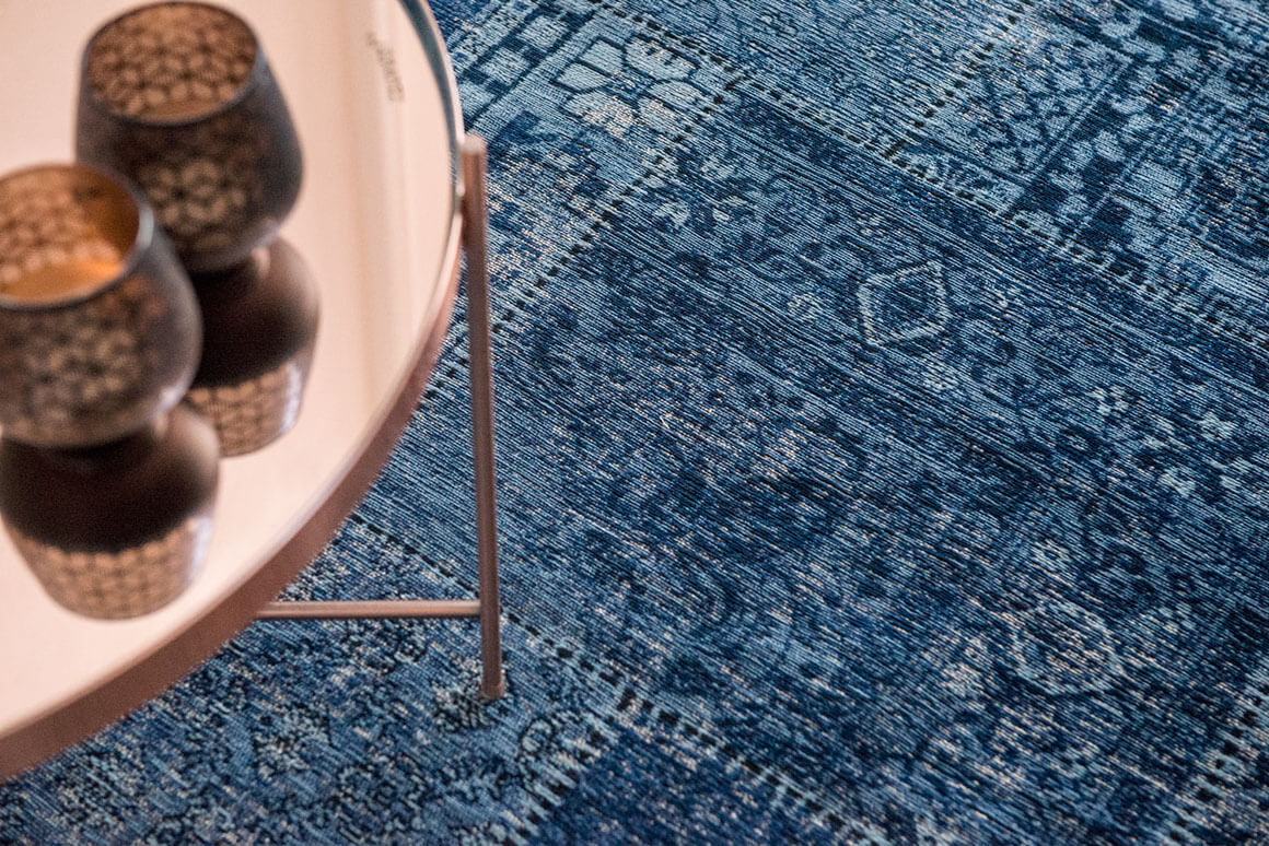 Tuareg Blue Premium Rug | Size: 5' 7
