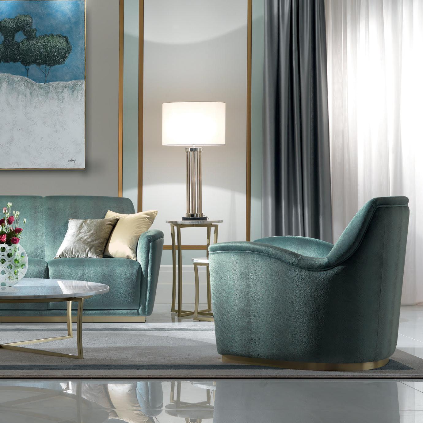 Jacob Teal 3-Seater Sofa