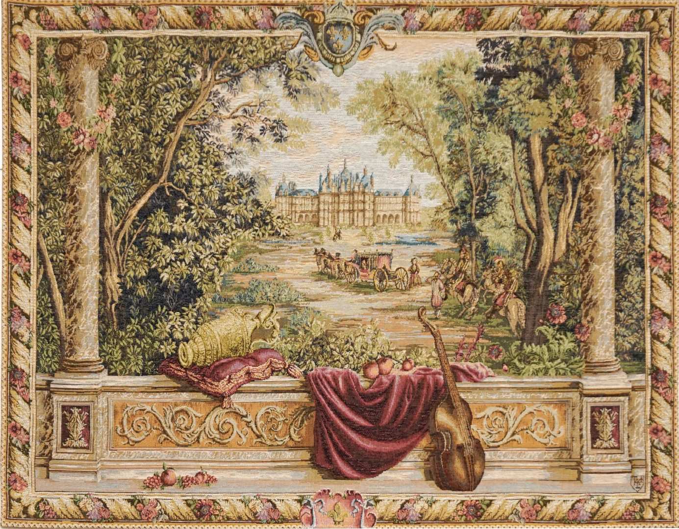 Greenery at the Castle Tapestry