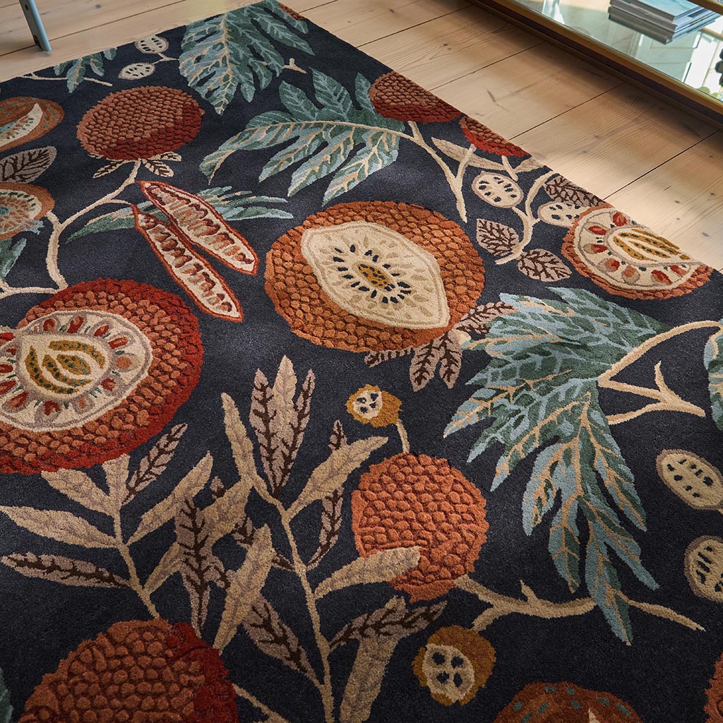 Turmeric / Indigo Rug