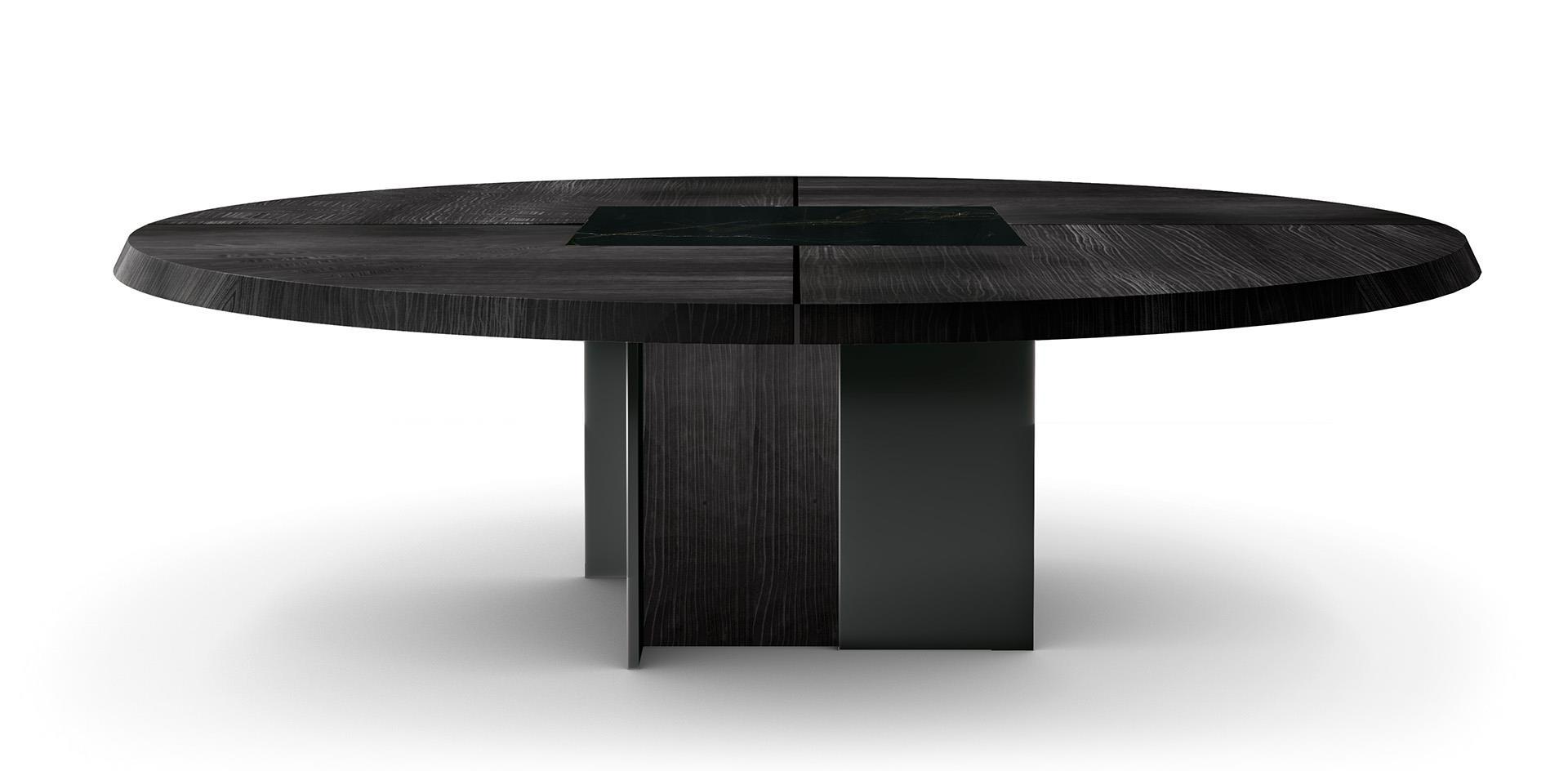 Luxe Black Meeting Table