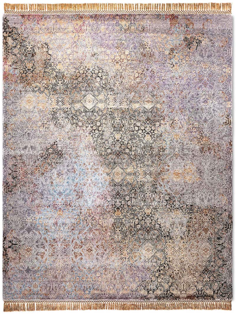 Ferahan Splash Luxury Handmade Rug