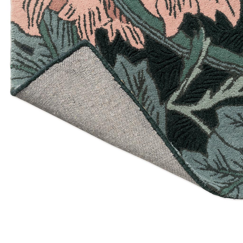 Honeysuckle & Tulip Teal Rug | Size: 5' 7