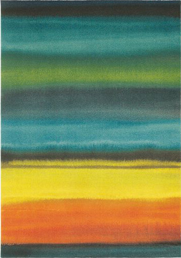 Kaleidoscope Stripe Premium Rug | Size: 5' 7