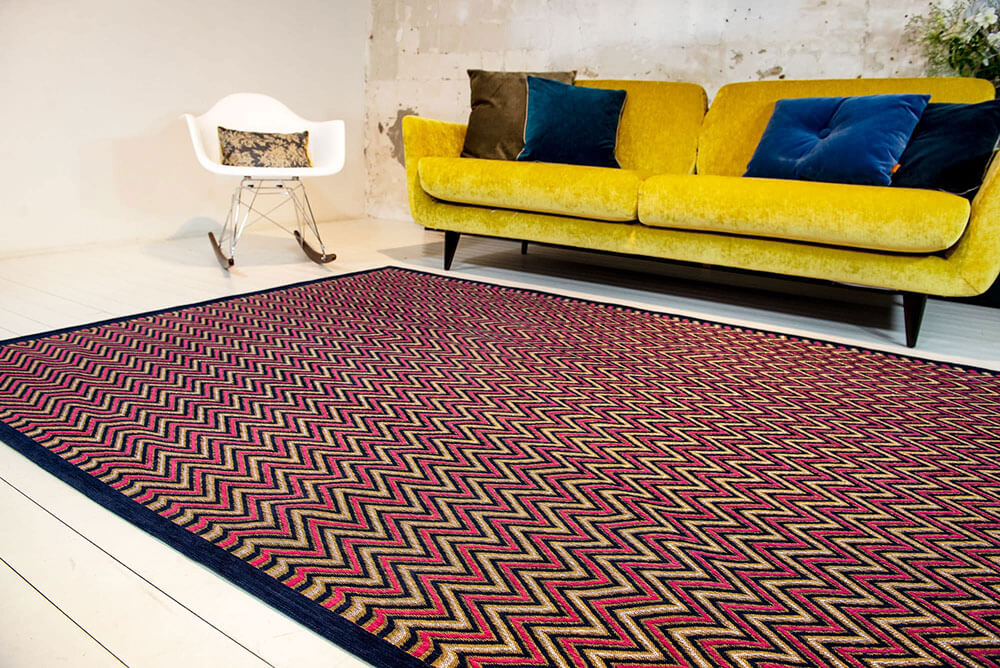 Dolomiti Blu Rosa Premium Rug