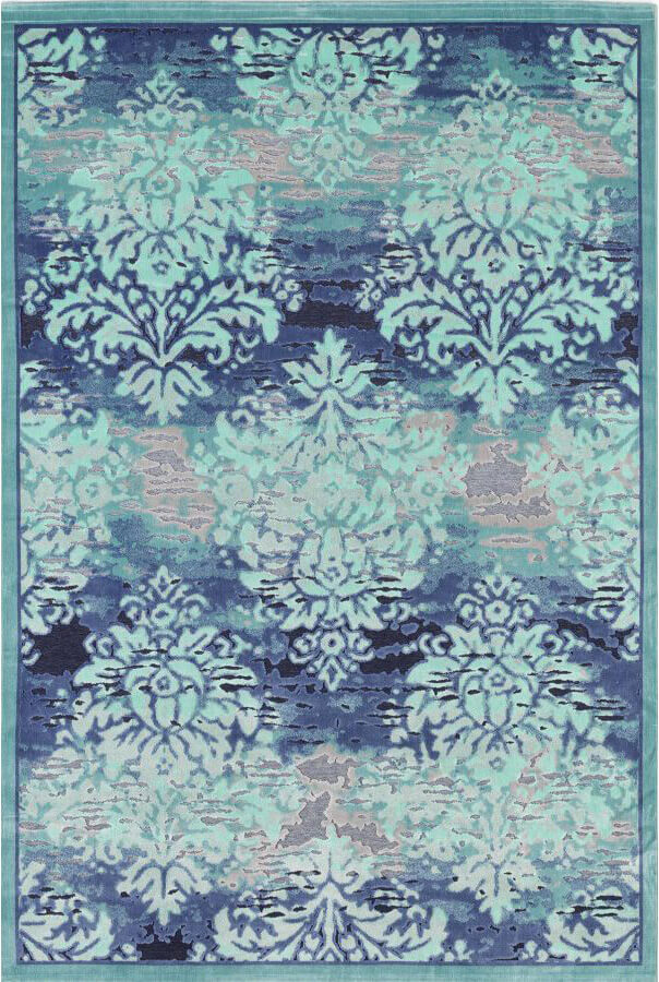 Turquoise / Blue Flat Woven Sitap Rug