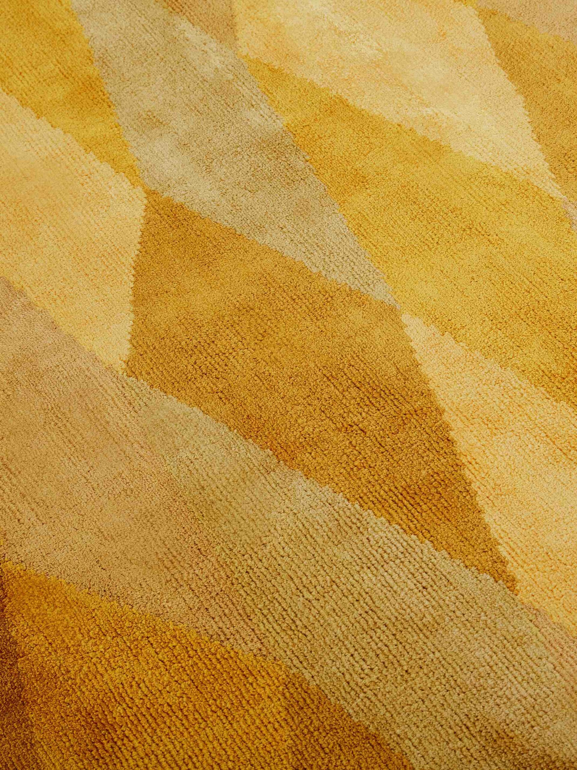 Losanghe Ubriache Gold Rug