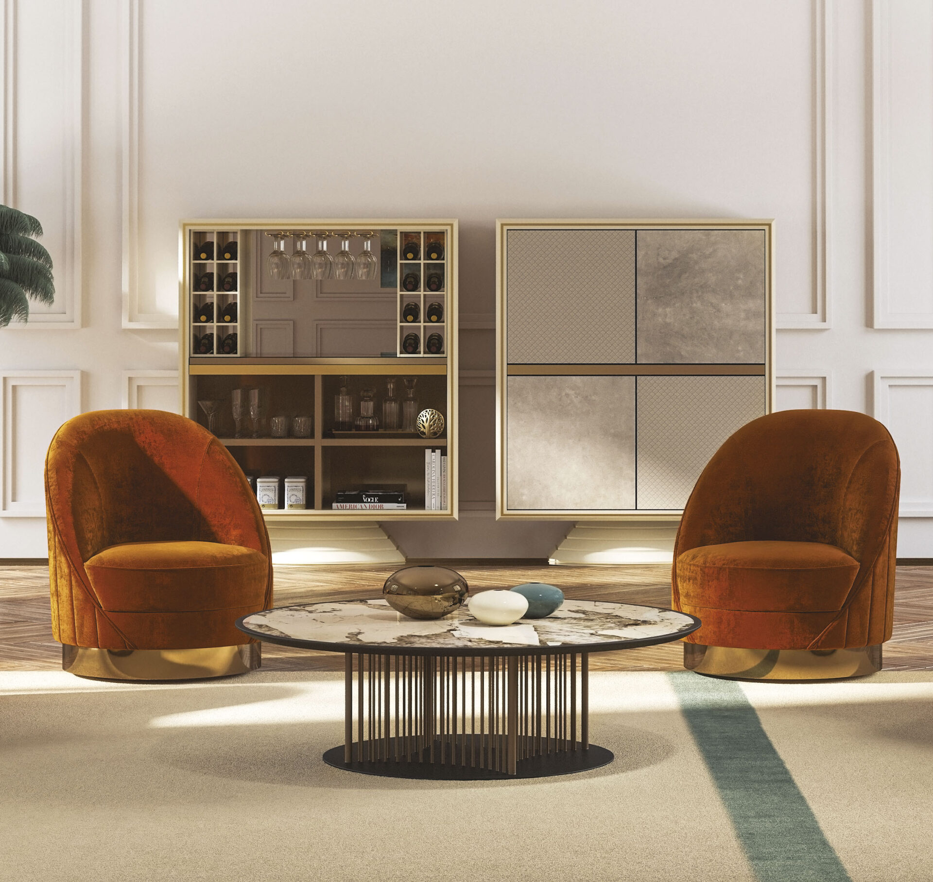 Capsule Swivel Armchair - 2