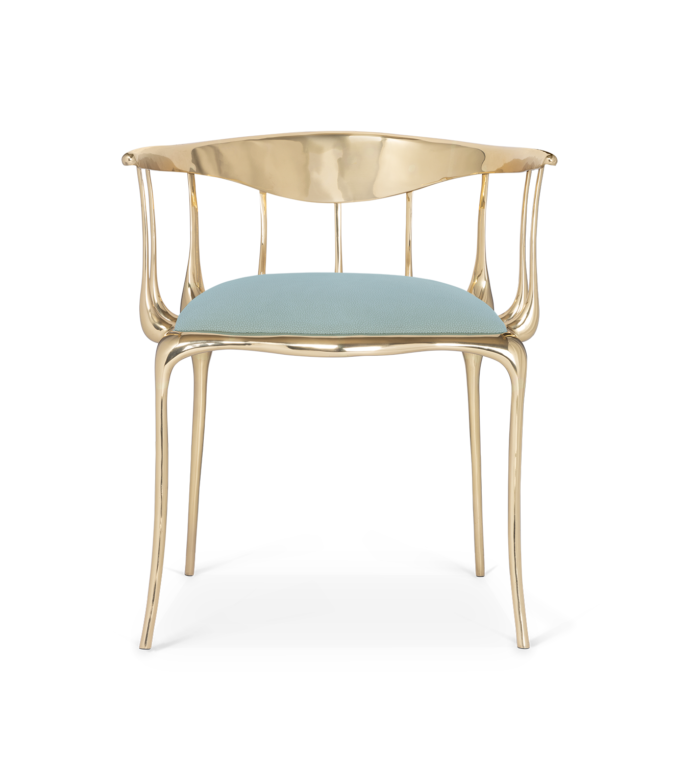 Light Blue Luxe Chair