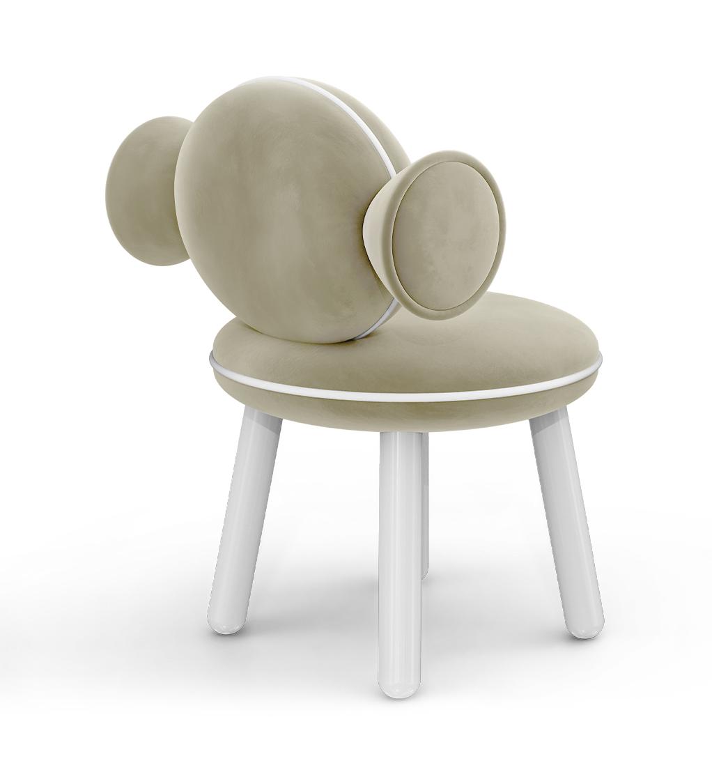 Lollipop Cream  Puff Chair