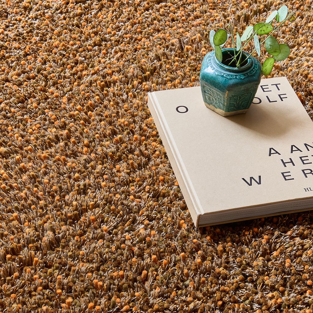 Tangerine Shag Rug