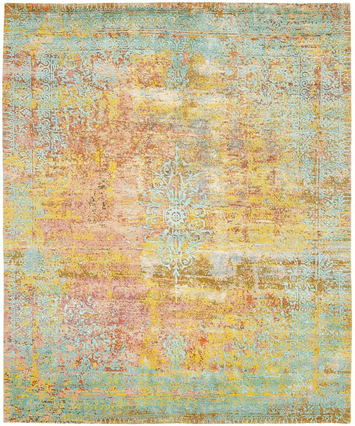 Hand-knotted Ferrara Silk / Wool Rug