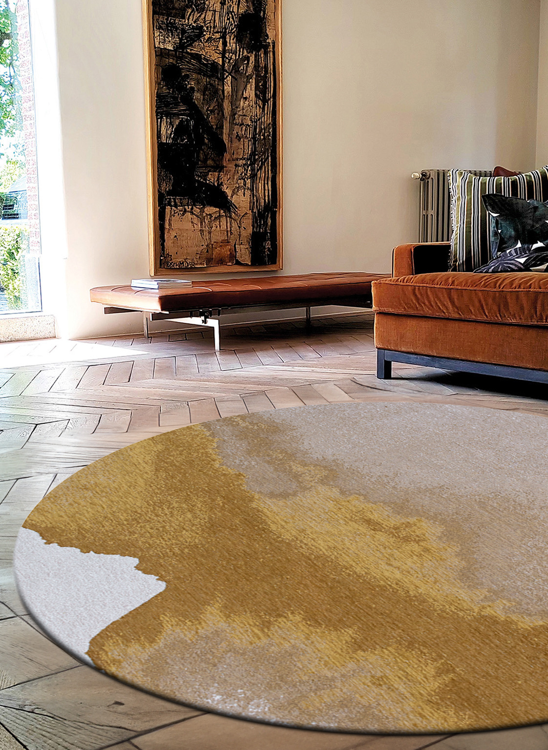 Sunset Round Rug
