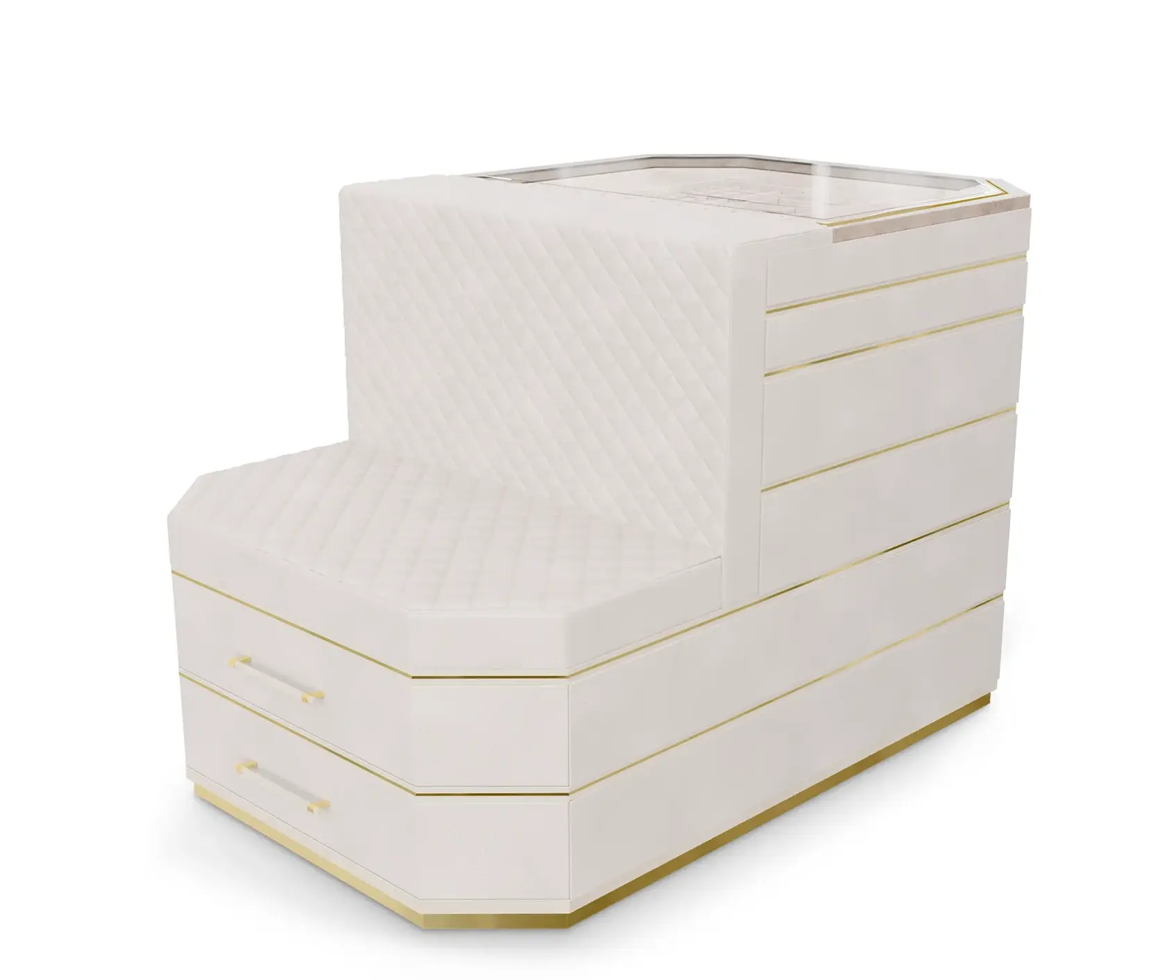 Cadence Beige Closet Island