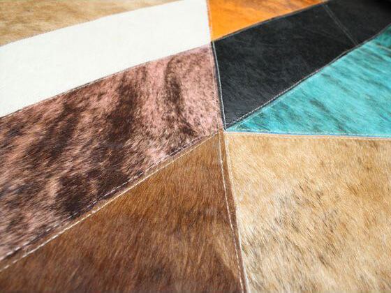 Columbia Cowhide Handwoven Rug