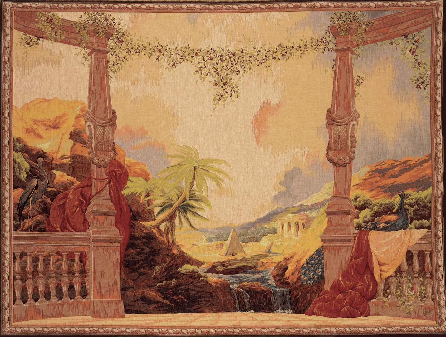 Panoramic Scenic Tapestry