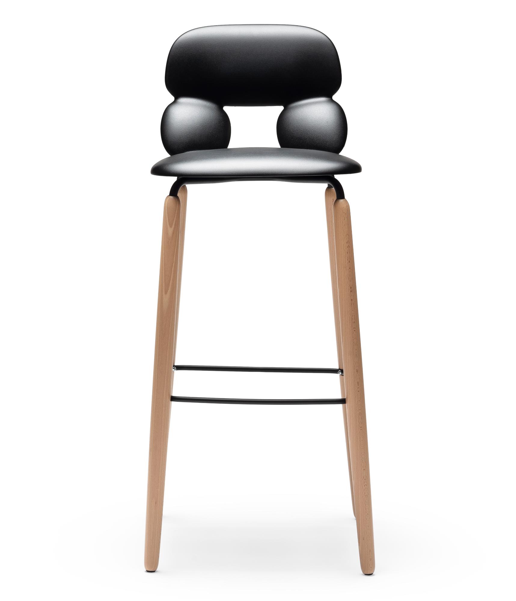 Nube W SG-80 Black Bar Stool