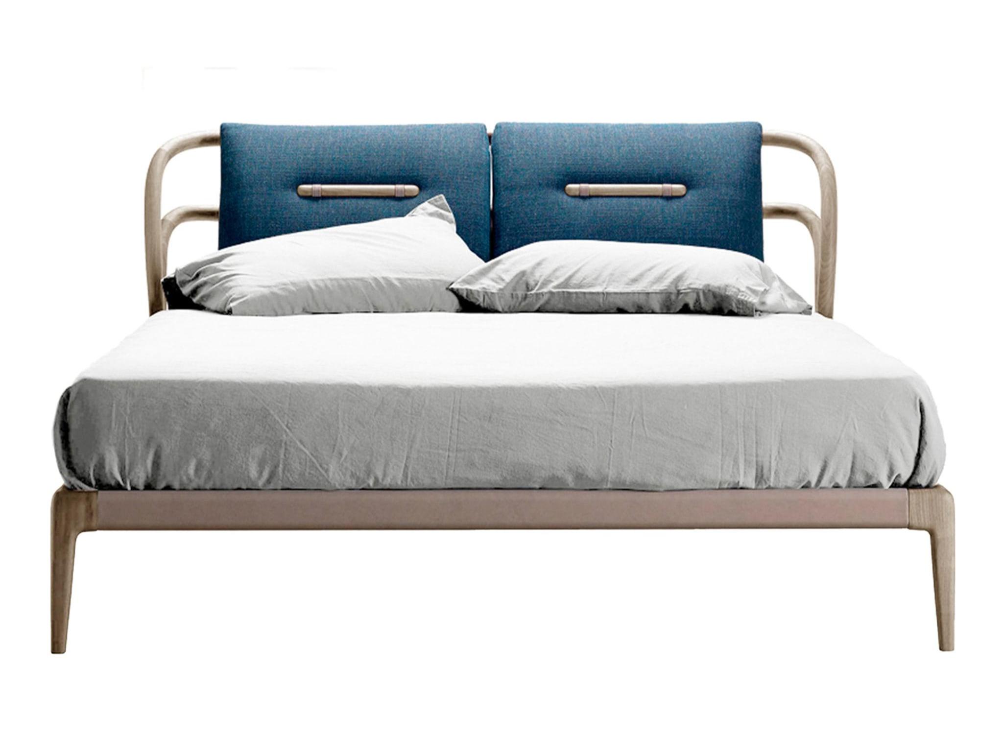 Smusso Italian Bed ☞ Color: Linen BEL-LINO G077 110