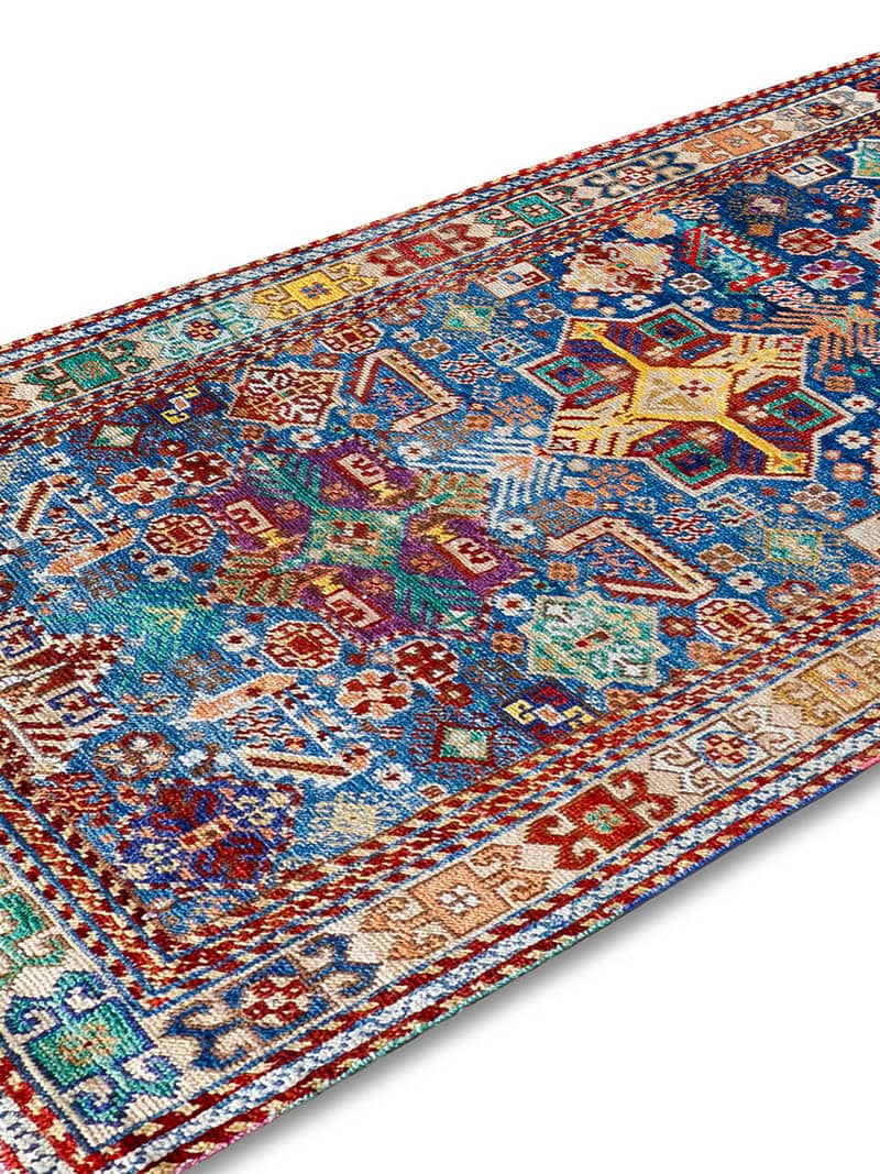 Original Natural Blue Hand Woven Rug