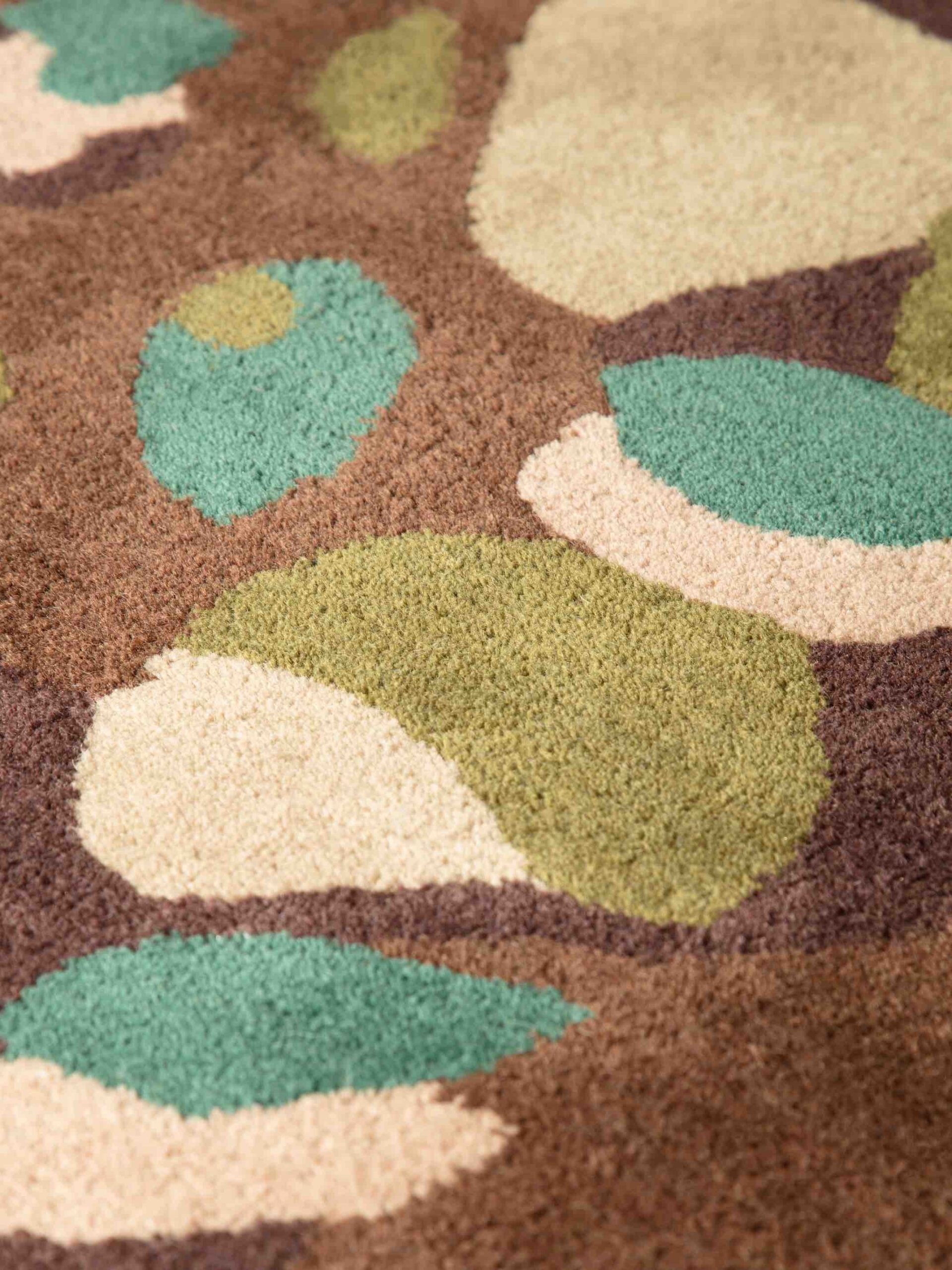 Camouflage Macro Brown Rug