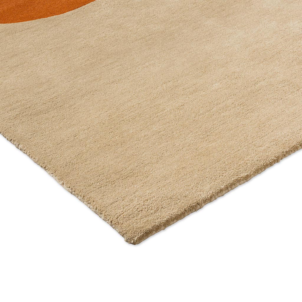 Flower Pumpkin / Ecru Rug | Size: 6' 7