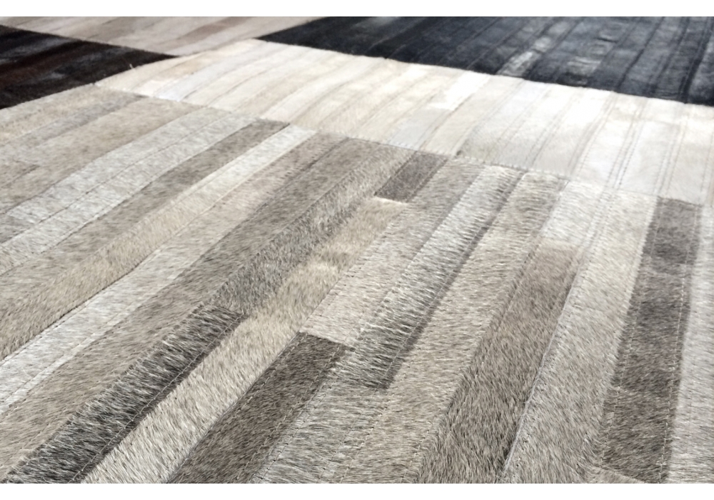 Camp Hill Cowhide Handwoven Rug | Size: 9' 10
