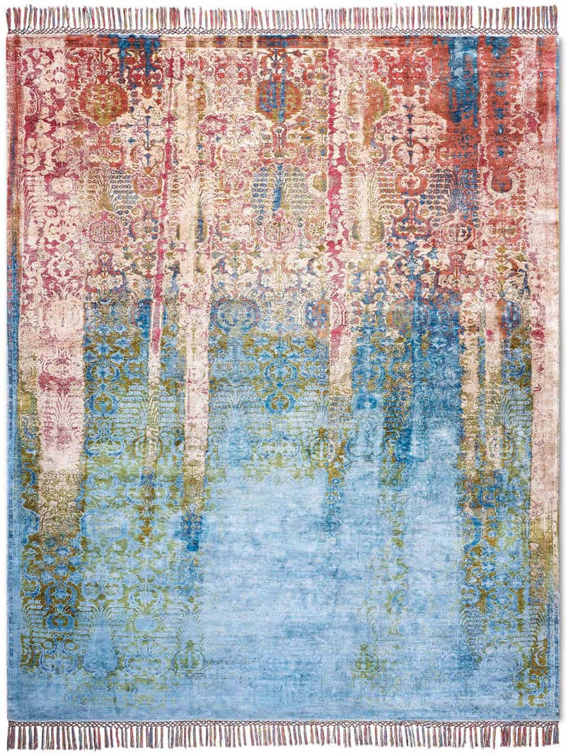 Woods Multi Hand Knotted Rug