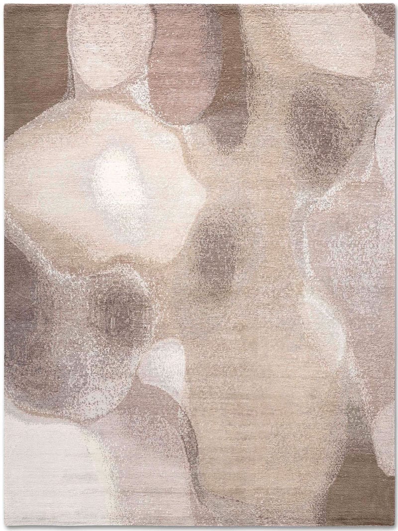 Sand Hand-Woven Rug ☞ Size: 122 x 183 cm